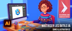 IA générative dans Illustrator : créer vecteurs, motifs et couleurs...
