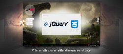 Créer un site web avec un slider d'images en full page
