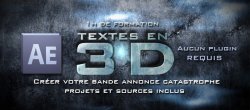 Créer vos textes de trailer en 3D sans plugin