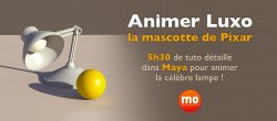 Animer la lampe Luxo de Pixar avec Maya