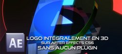 Animation d'un Logo entièrement en 3D et sans plugin