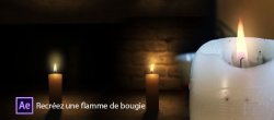 Créez et animez une flamme de bougie