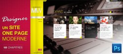 Designer un site one page moderne