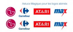 Astuce pour améliorer des logos abimés et pixelisés