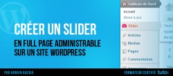 Créer un slider full page administrable sur WordPress