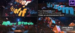 Atelier Motion Design : Texte 3D et Univers Sci-fi