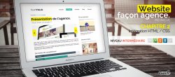 Intégration HTML5 / CSS3 d'un portfolio minimaliste
