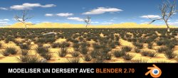 Blender : modéliser un desert