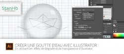 Goutte d'eau illustrator