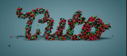 Texte de particules sous Cinema 4D