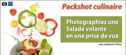 Packshot Culinaire : Photogaphier des légumes en lévitation