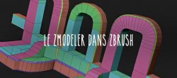 Gratuit : Le ZModeler de ZBrush 4R7
