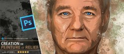 Création de peinture et relief sous Photoshop