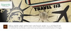 Réaliser une affiche vintage avec Illustrator
