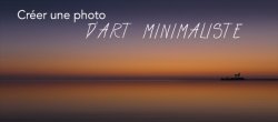 Création d'une photo d'Art minimaliste