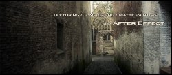 Texturing - Matte Painting - Compositing sur After Effects