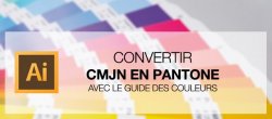 Gratuit Illustrator : Convertir une couleur CMJN en Pantone