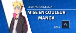 Mise en couleur animé Manga