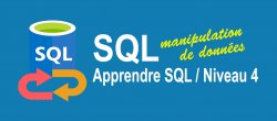 Apprendre le langage SQL - Niveau 4. Manipulation de données