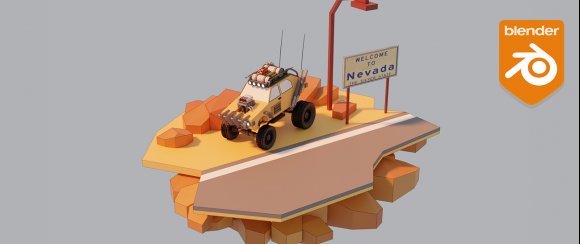 3D lowpoly sur Blender