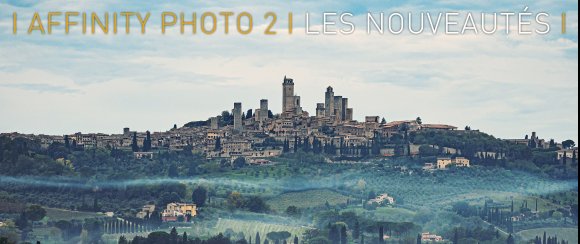 Les nouveautés d'Affinity Photo 2