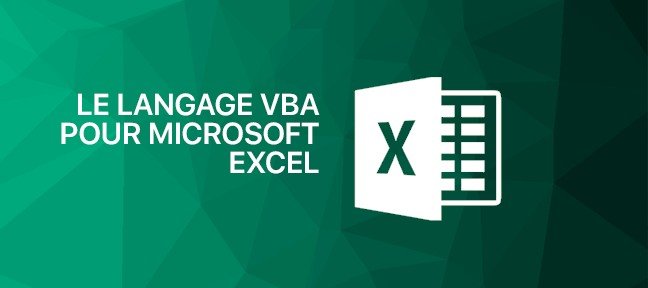 Le langage VBA pour Excel