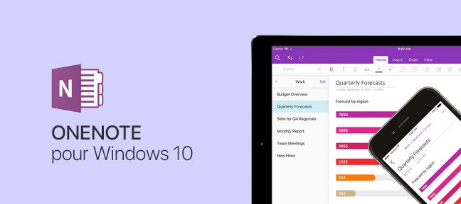 Tuto OneNote pour Windows 10 OneNote