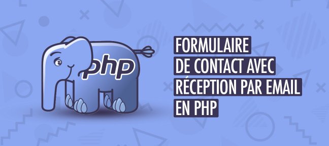 Formulaire de contact avec réception par email en PHP