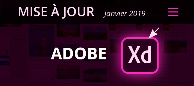 Tuto Adobe XD : Mise à jour Janvier 2019 XD