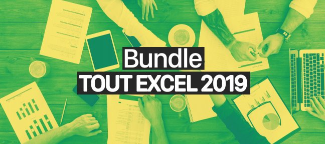 Tuto Bundle : Apprendre Excel 2019 Excel