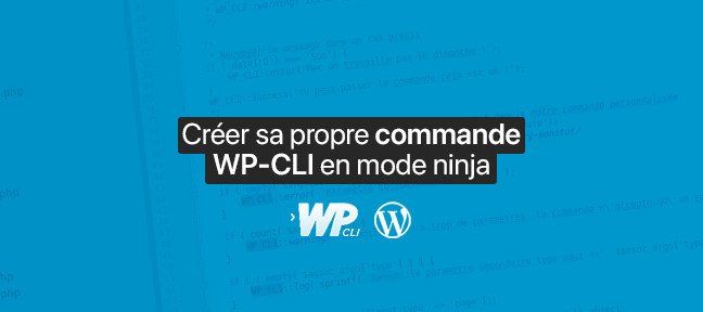 Tuto Créer sa propre commande WP-CLI en mode ninja WordPress