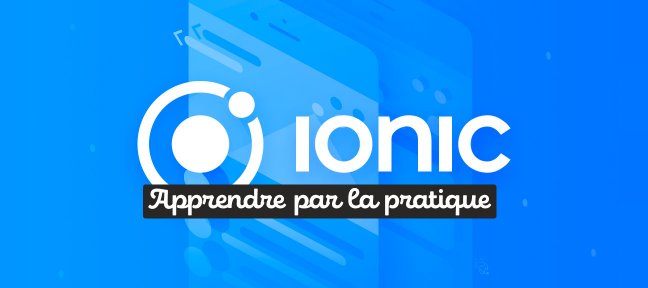Tuto Ionic 3 par la Pratique Ionic