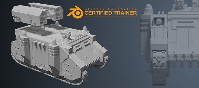 Tuto Blender 2.8 : Modéliser un véhicule Warhammer 40k Blender