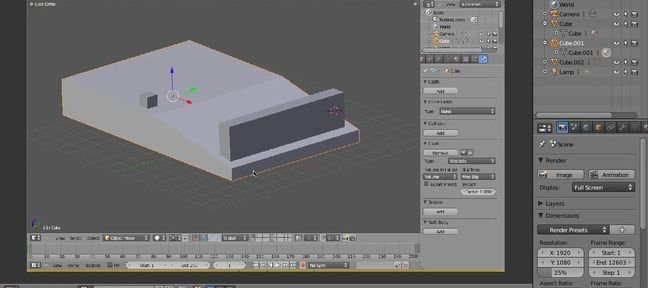 Tuto Interface Blender : DRAG AND DROP Blender