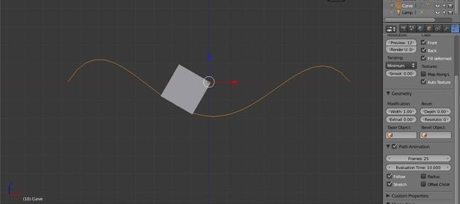 Tuto Blender Follow Path Blender