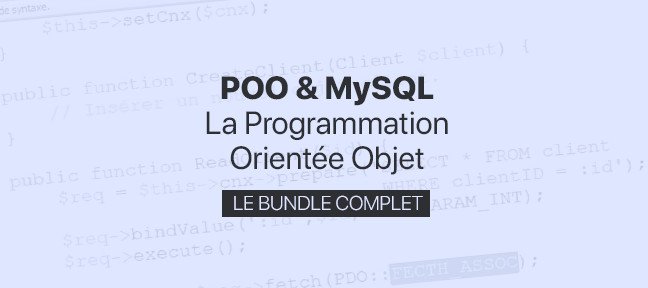 Tuto Bundle POO : Programmation Orientée Objet en PHP avec MySQL Php