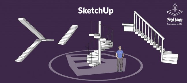 Tuto Sketchup : Des escaliers sur mesure Sketchup