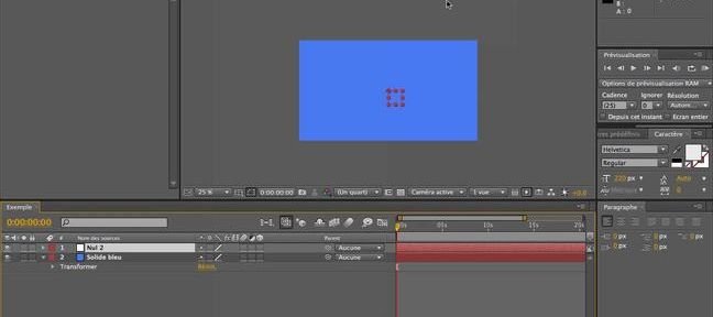 Tuto Objets nuls After Effects