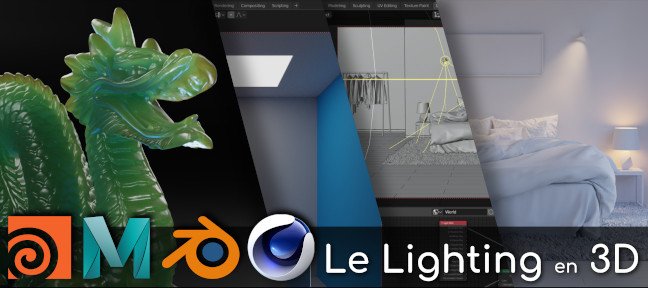 Tuto Techniques fondamentales d'éclairage en 3D Blender