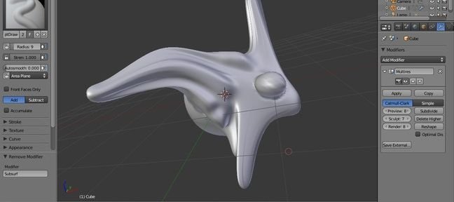 Tuto Blender Sculpt mode Blender