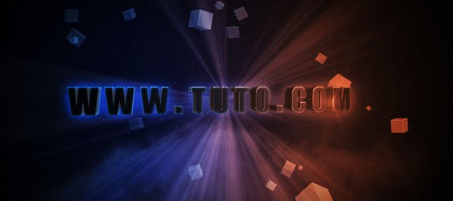Tuto Texte 3D et Compositing After Effects