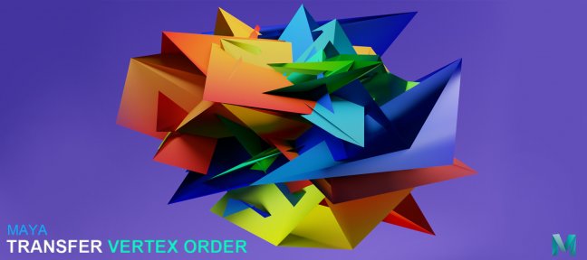 Tuto Gratuit : Transfer Vertex Order Maya
