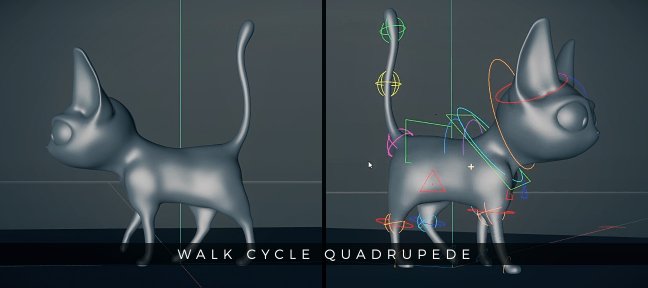 Tuto Comment réaliser un walk cycle quadrupède sur Cinéma 4D S22
