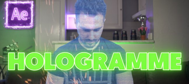 Tuto Gratuit : Effet Hologramme sur After effects After Effects
