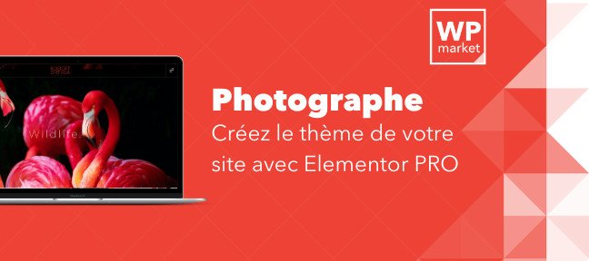Photographe : créez le thème de votre site avec Elementor PRO