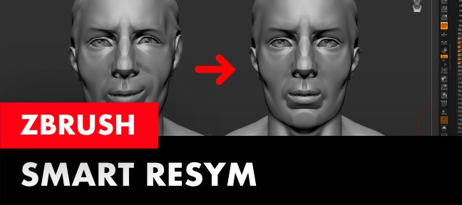 Tuto Gratuit : La fonction Smart Resym - Corrigez la symétrie de votre sculpture en un clic ZBrush