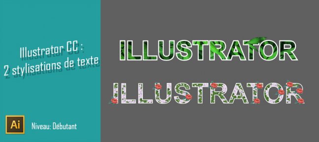 Tuto Gratuit : 2 Effets de stylisation de texte effet relief dans Illustrator CC Illustrator