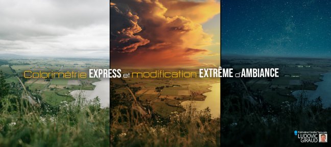 Tuto Colorimétrie Express et modification Extrême d'Ambiance Affinity Photo