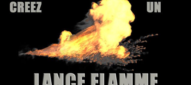 Créer un lance flamme avec FumeFX