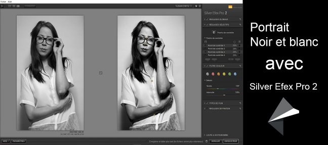 Portrait noir et blanc avec Silver Efex Pro 2